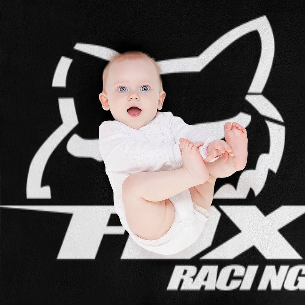 Best Logo Fox Racing Quick-dry Throw Blanket