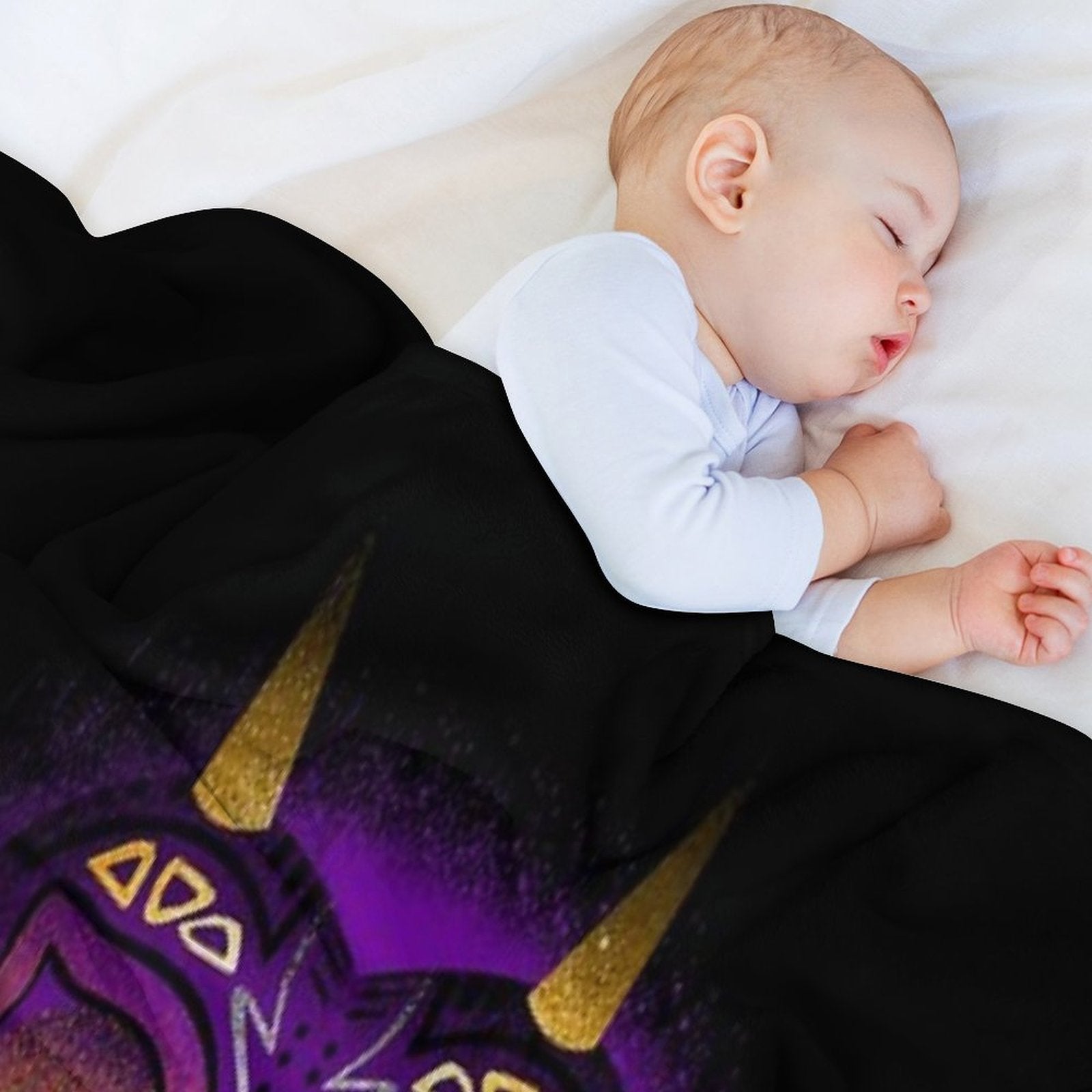 The Moon And The Mask Shrink-resistant Throw Blanket
