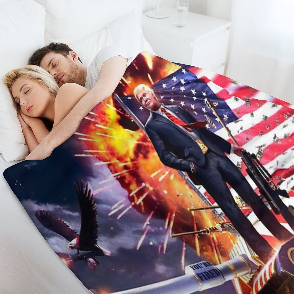 Donald Trump Anti-pilling Throw Blanket