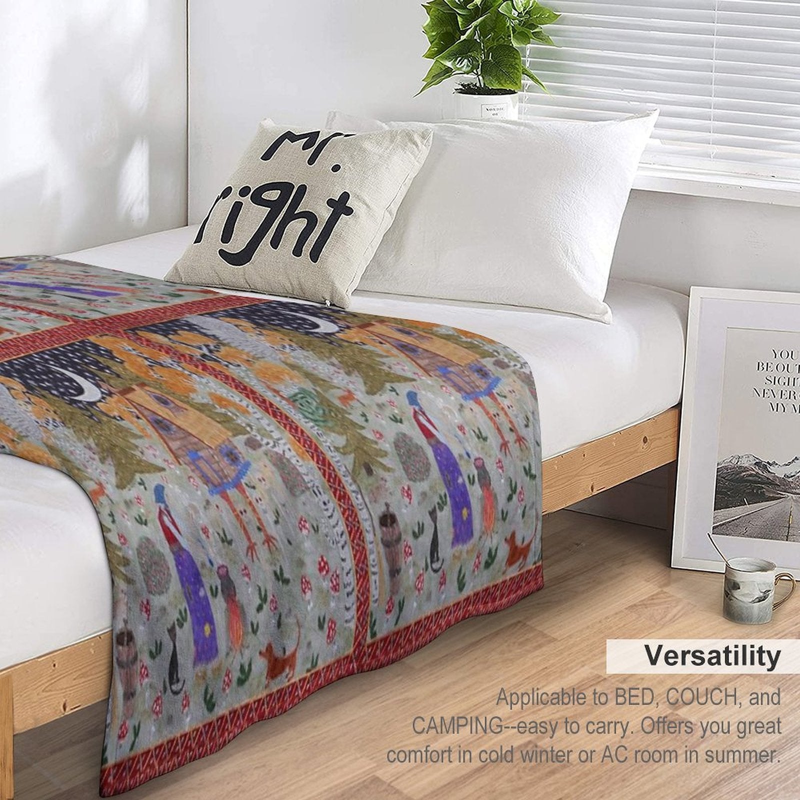 Baba Yaga’s Enchanted Forest Gift-ready Throw Blanket