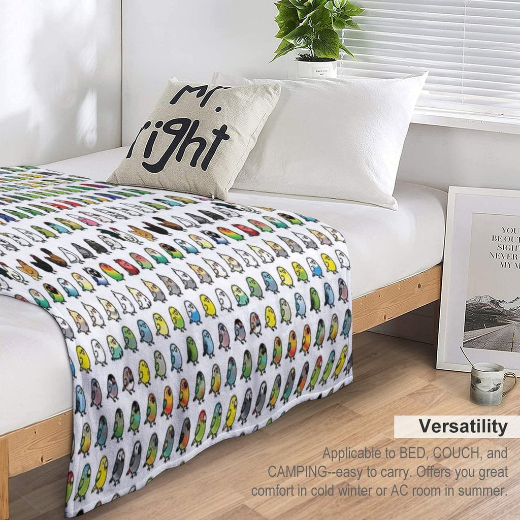Everybirdy Collection Wrinkle-free Throw Blanket