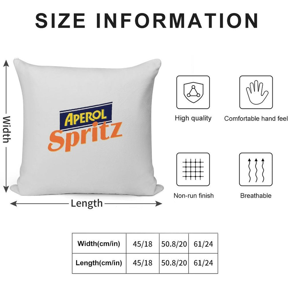 Aperol Spritz Soft Anti-Pilling Throw Pillow