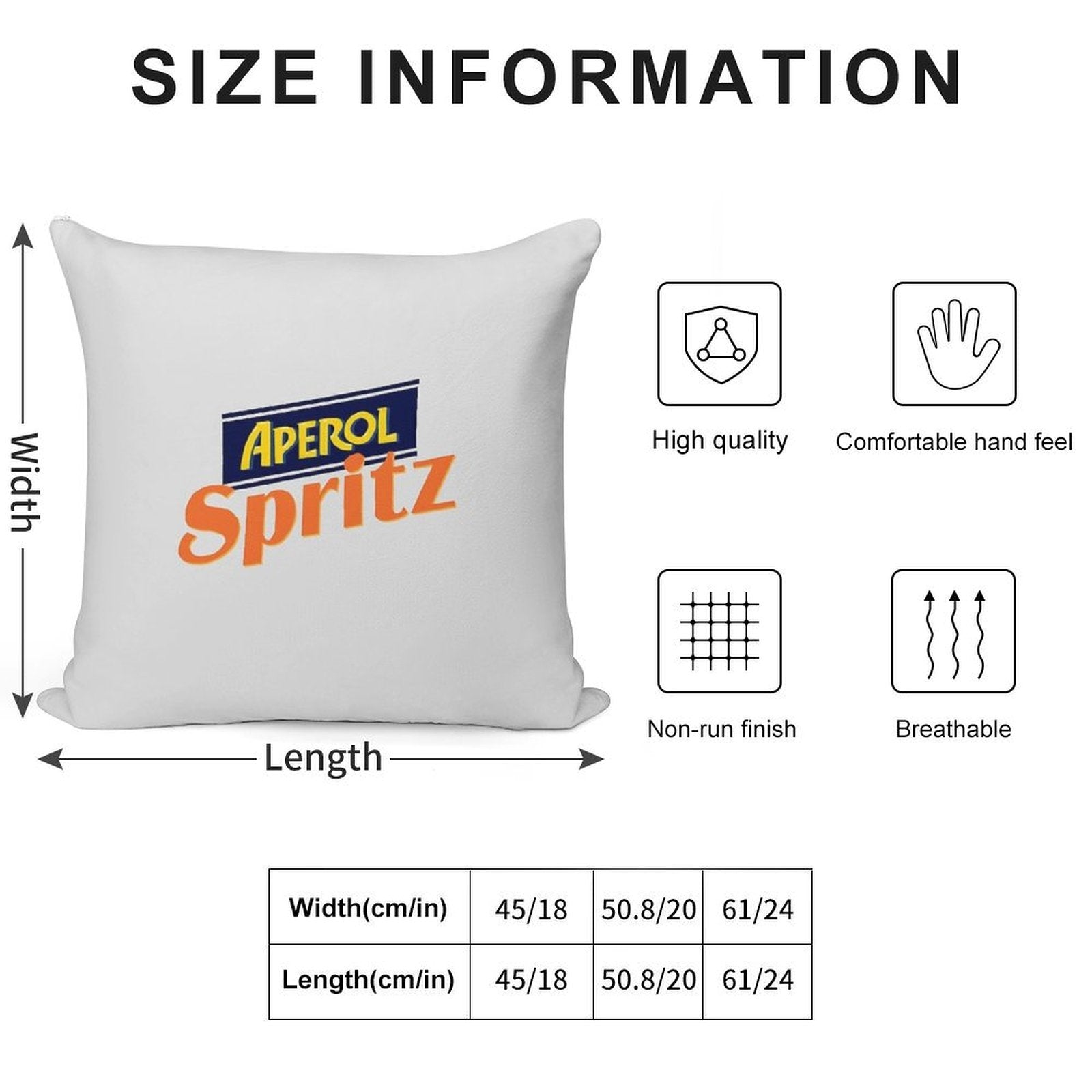 Aperol Spritz Soft Anti-Pilling Throw Pillow