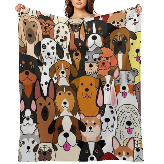 Cute Machine-washable Throw Blanket