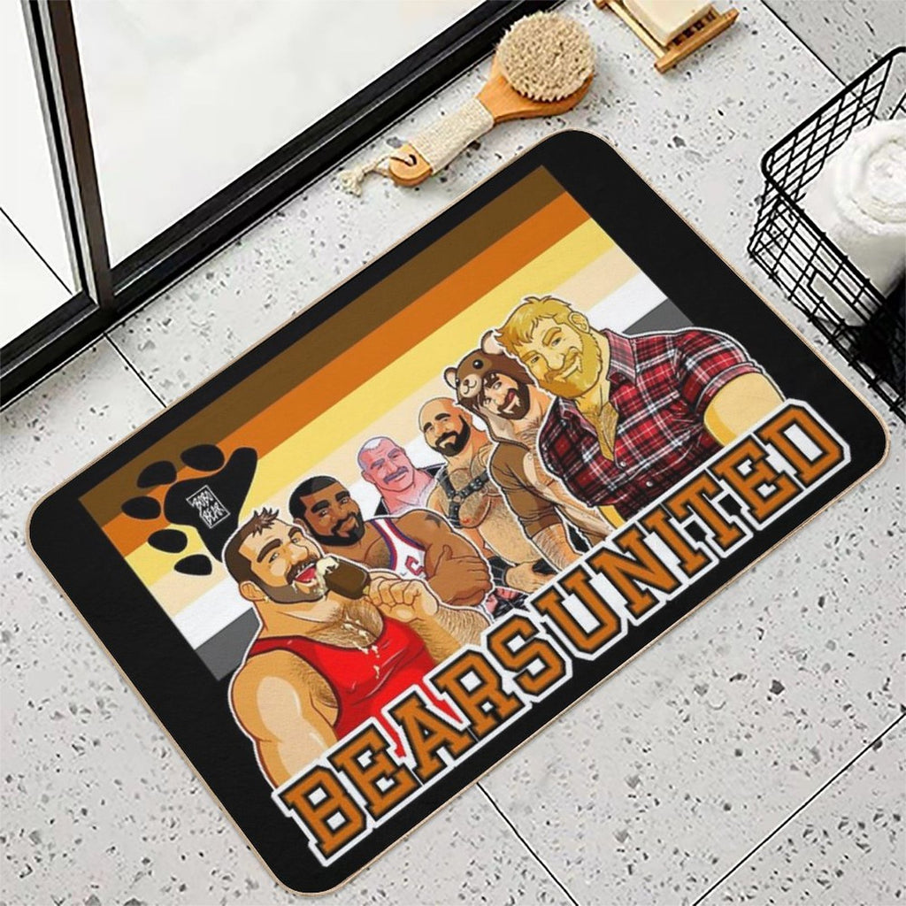 BEARS UNITED  Easy To Clean Bath Mat