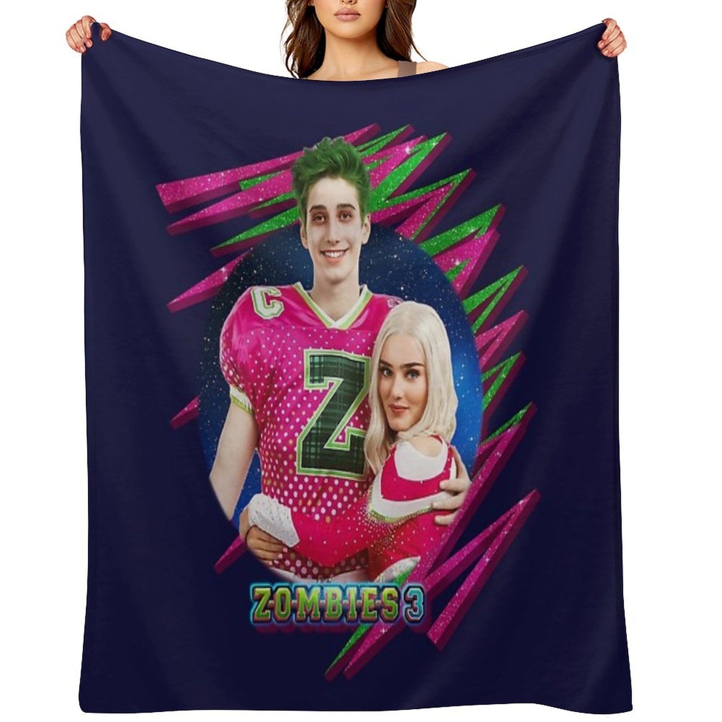Zombies 3 - Zed And Addison Machine-washable Throw Blanket