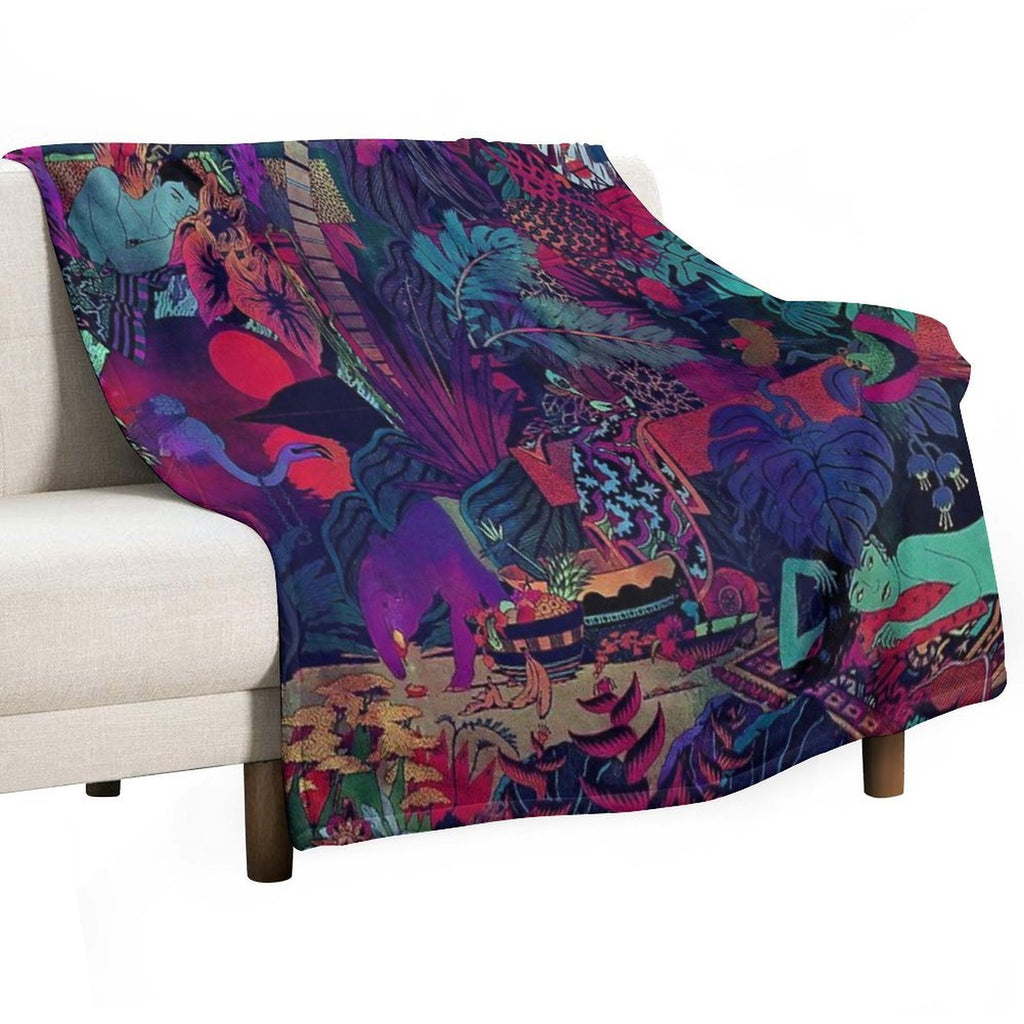 Glass Animals Multi-functional Throw Blanket