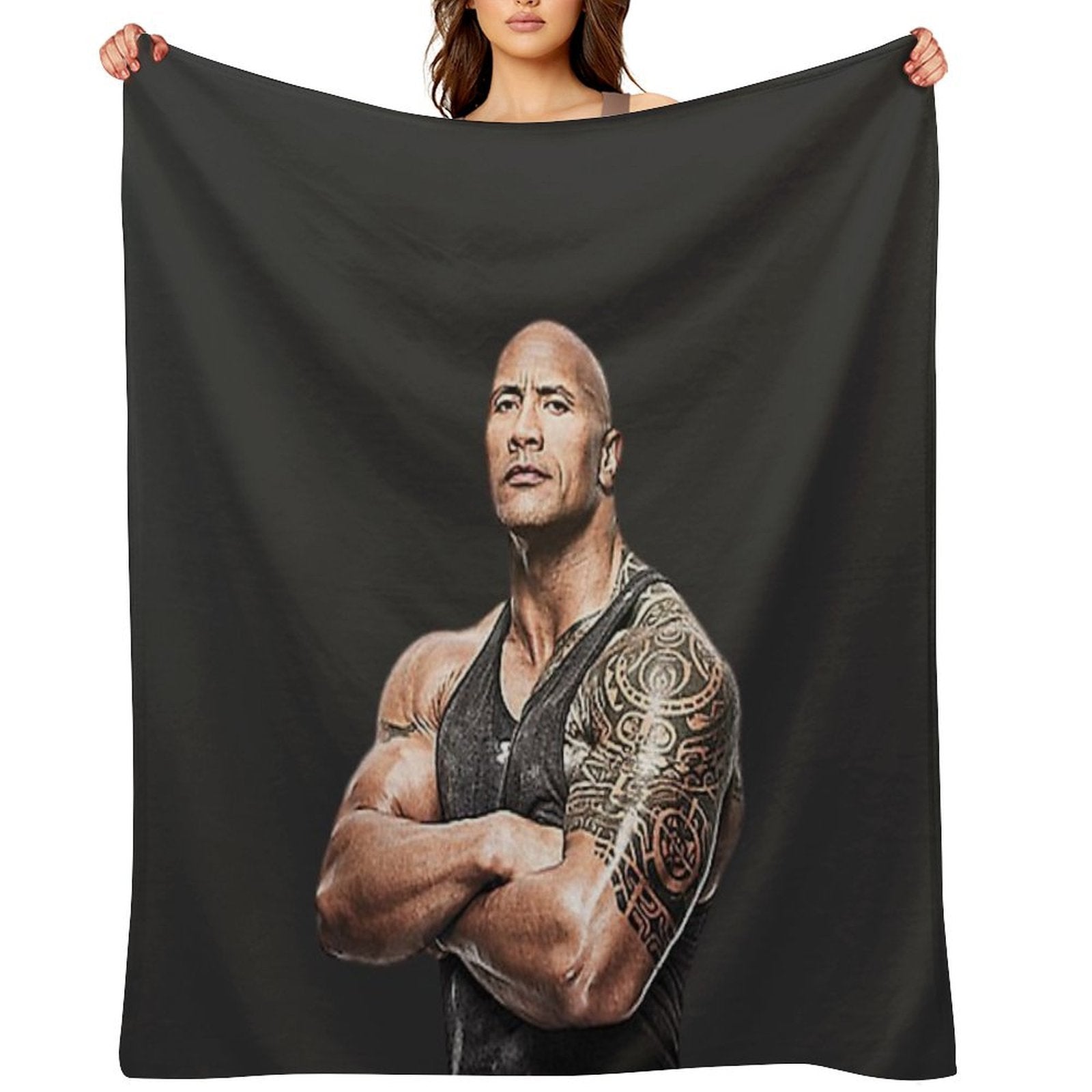 CAN YOU SMELL WHAT THE ROCK IS COOKING Anti-pilling Throw Blanket