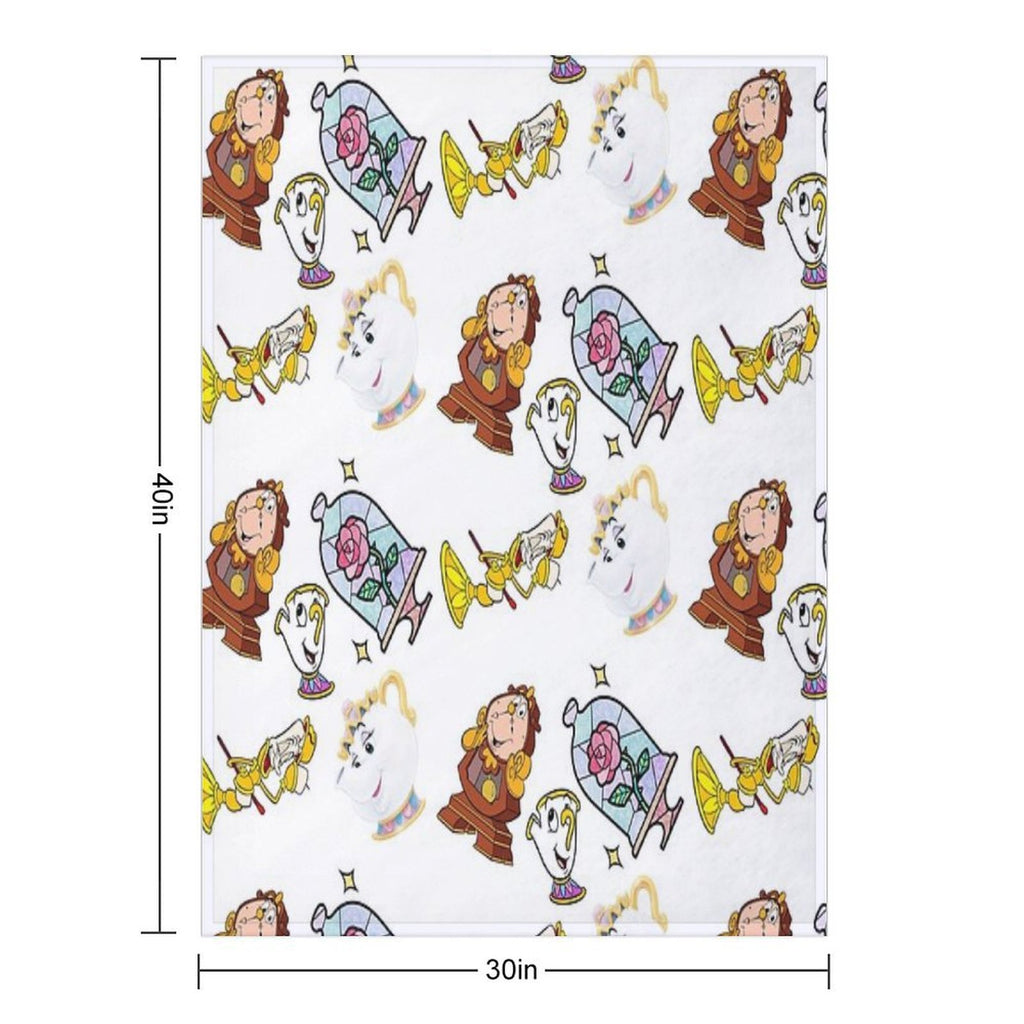 Beauty Plush Throw Blanket