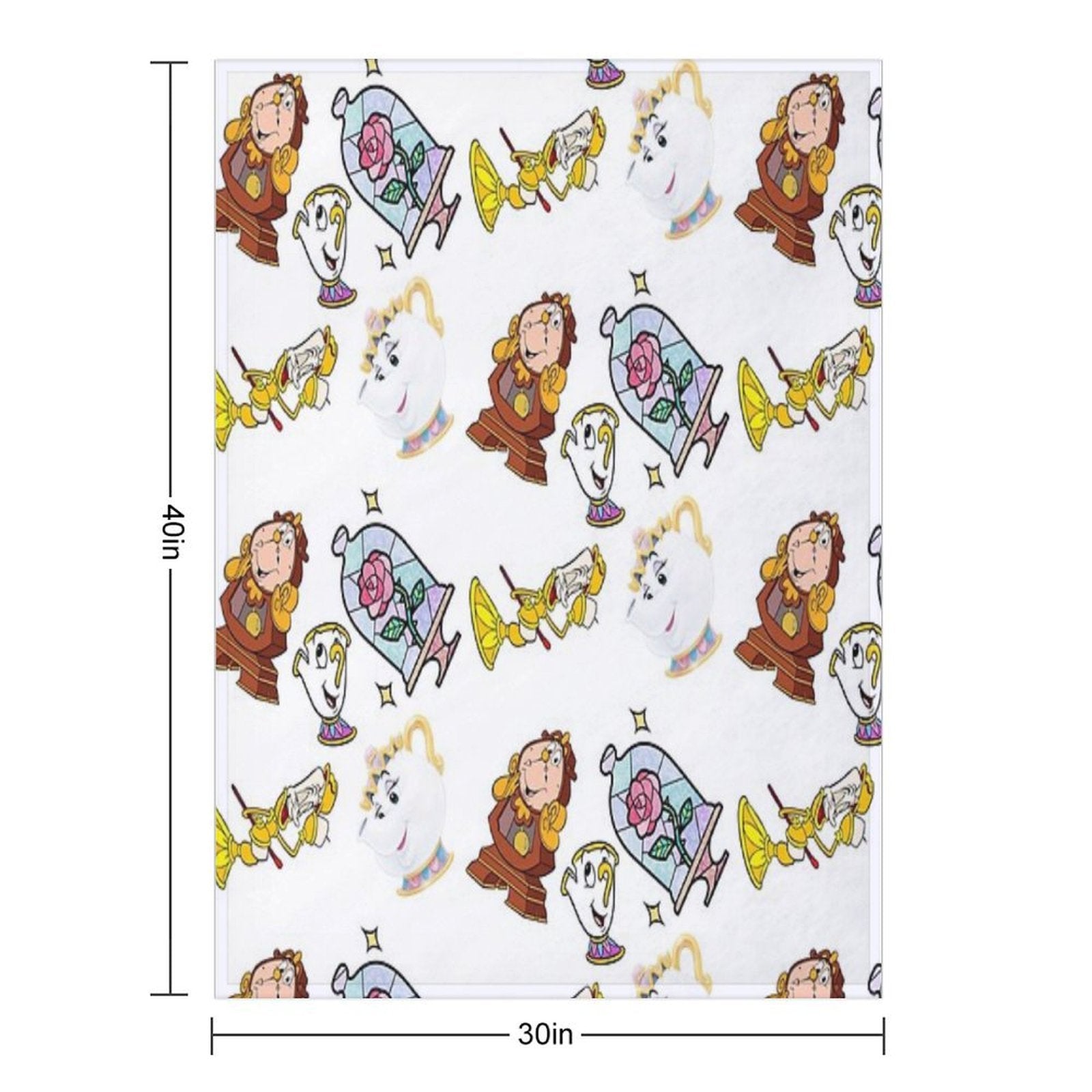Beauty Plush Throw Blanket