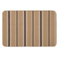 Navajo Stripes Cream And Black  Slip-Resistant Bath Mat