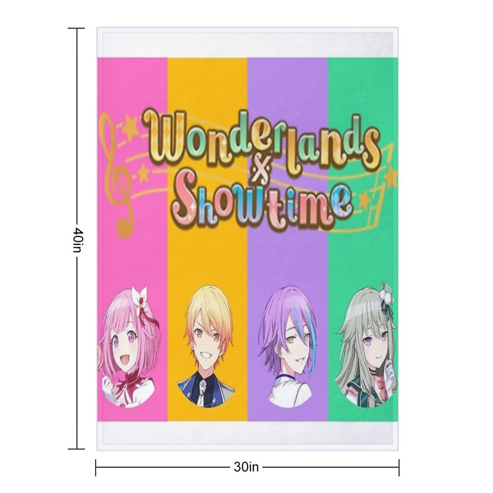 Project Sekai - Wonderlands X Showtime Compact Throw Blanket