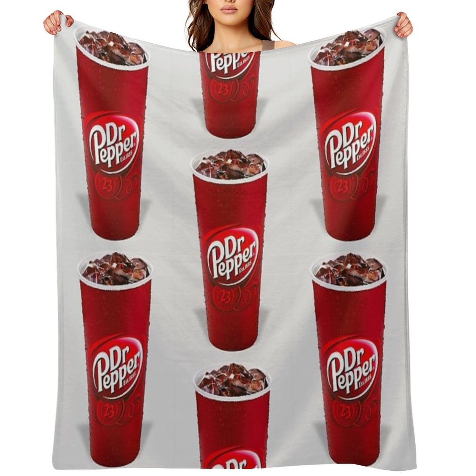 Dr Pepper Multi-functional Throw Blanket