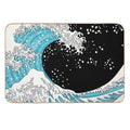 Kanagawa Wave  Fade-Resistant Bath Mat