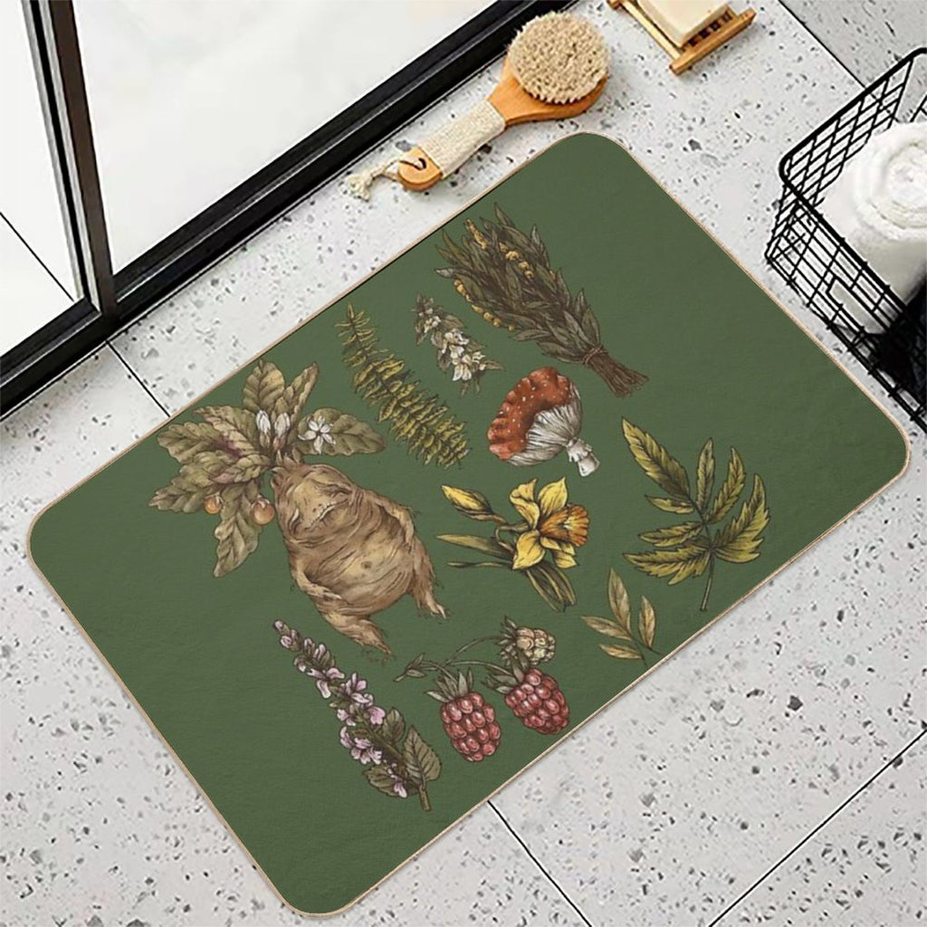Study of Herbs And Plants - Herbology  High-Traffic Bath Mat