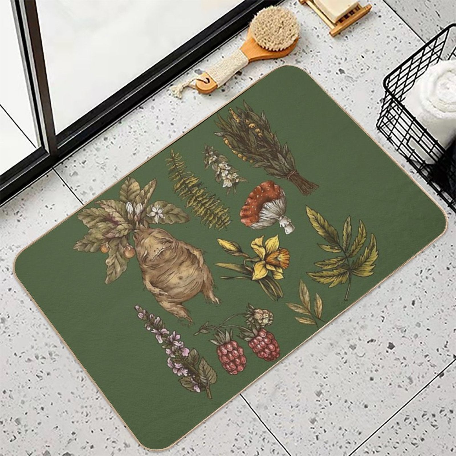 Study of Herbs And Plants - Herbology  High-Traffic Bath Mat