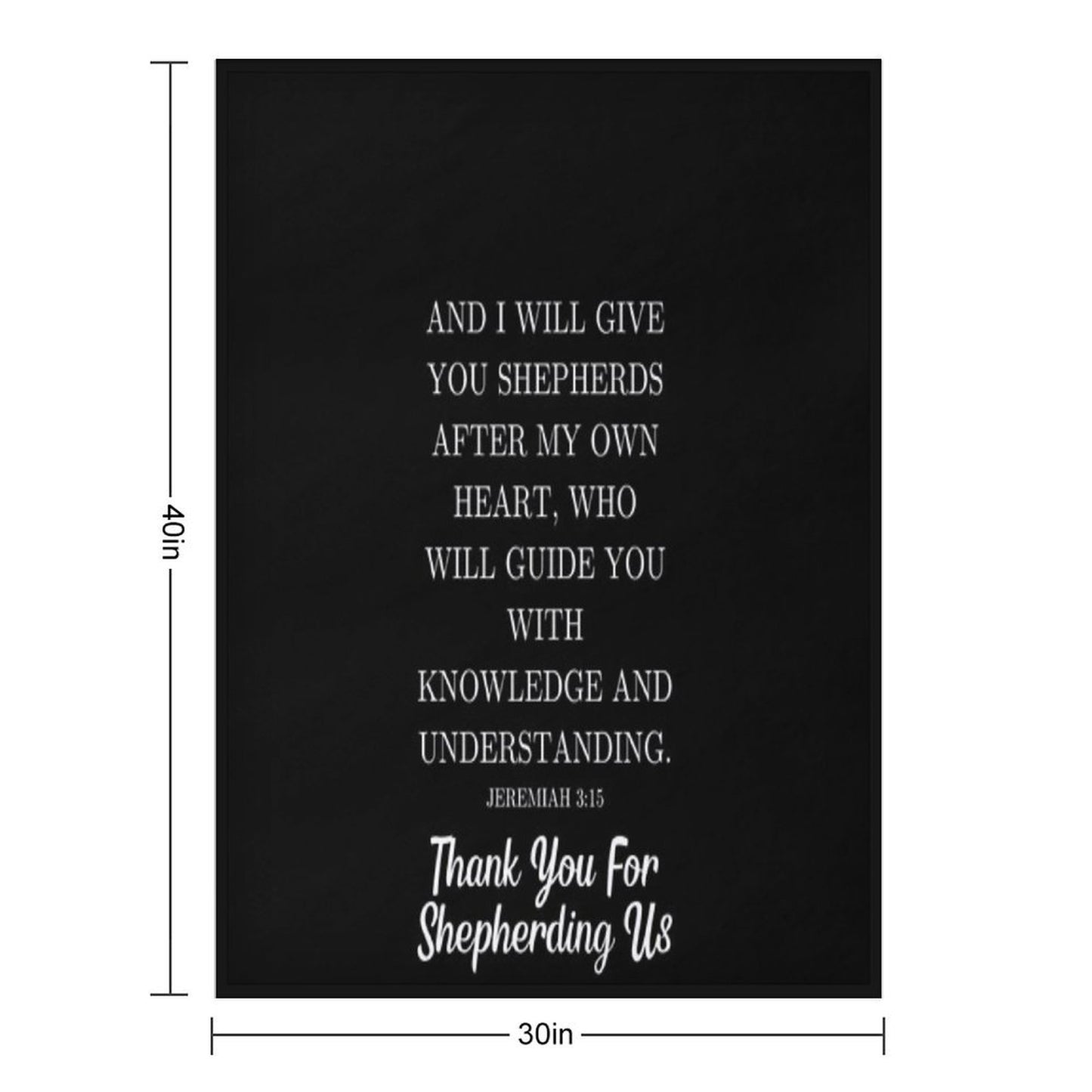 Pastor Appreciation Anti-pilling Throw Blanket