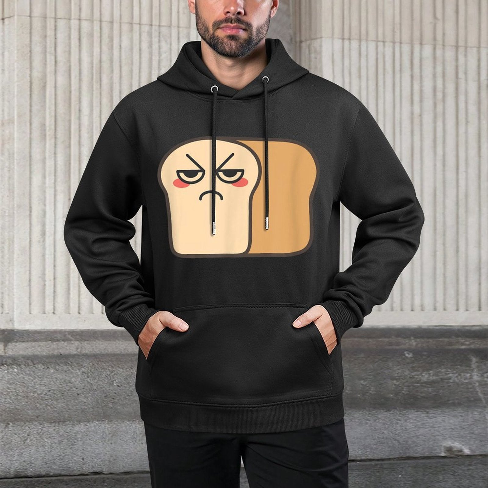 Cute Kawaii Bread Loaf - Anime Kawaii Moisture-Wicking Hoodie