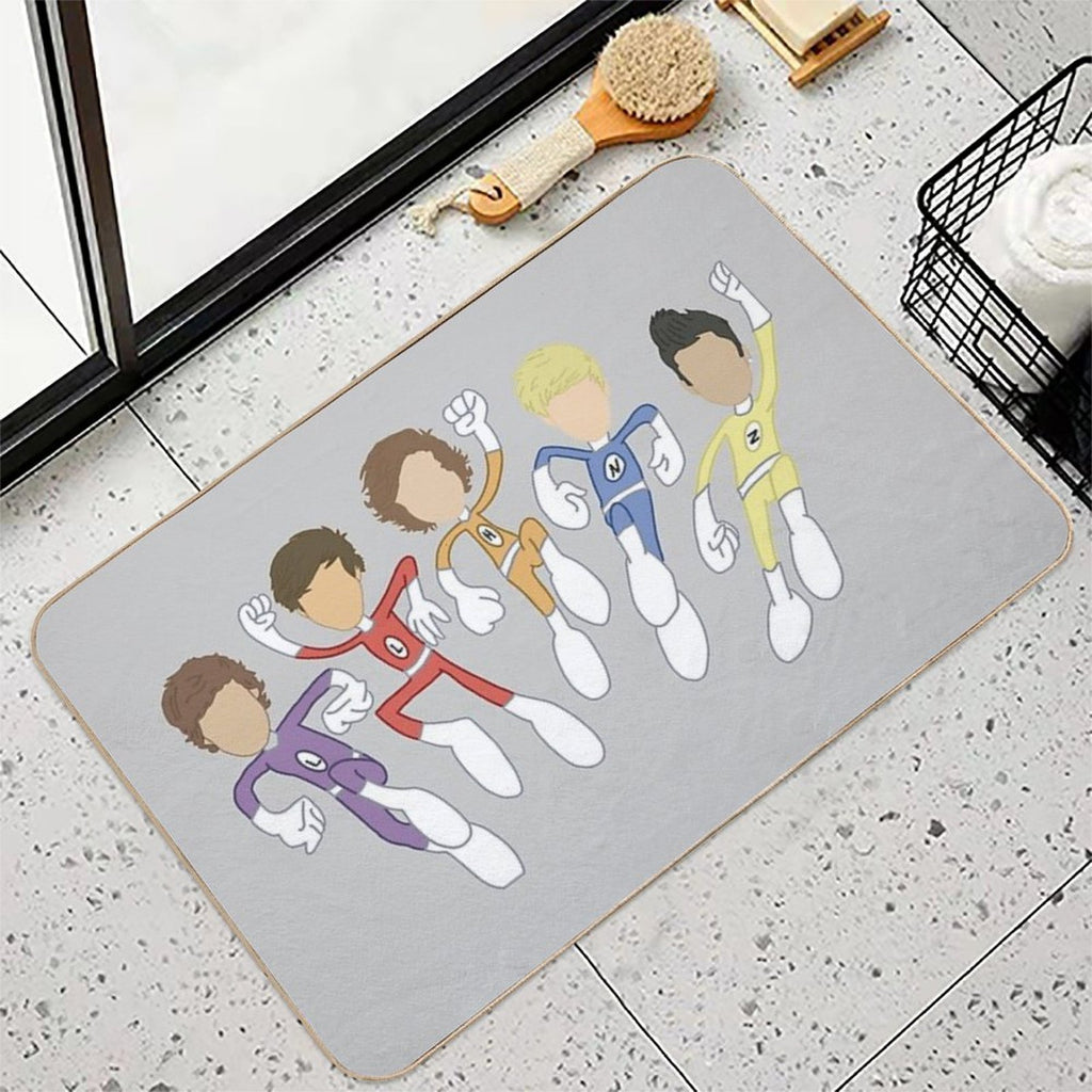 The Adventurous Adventures of One Direction  Stain-Proof Bath Mat