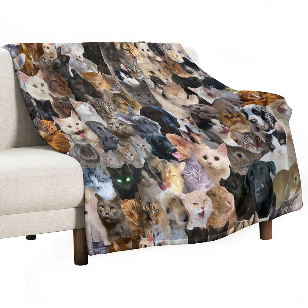 Animal Pattern Versatility Throw Blanket