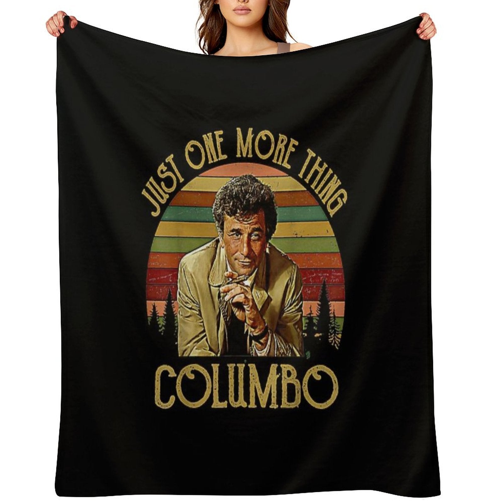 Just One More Thing Columbo Easy Care Throw Blanket
