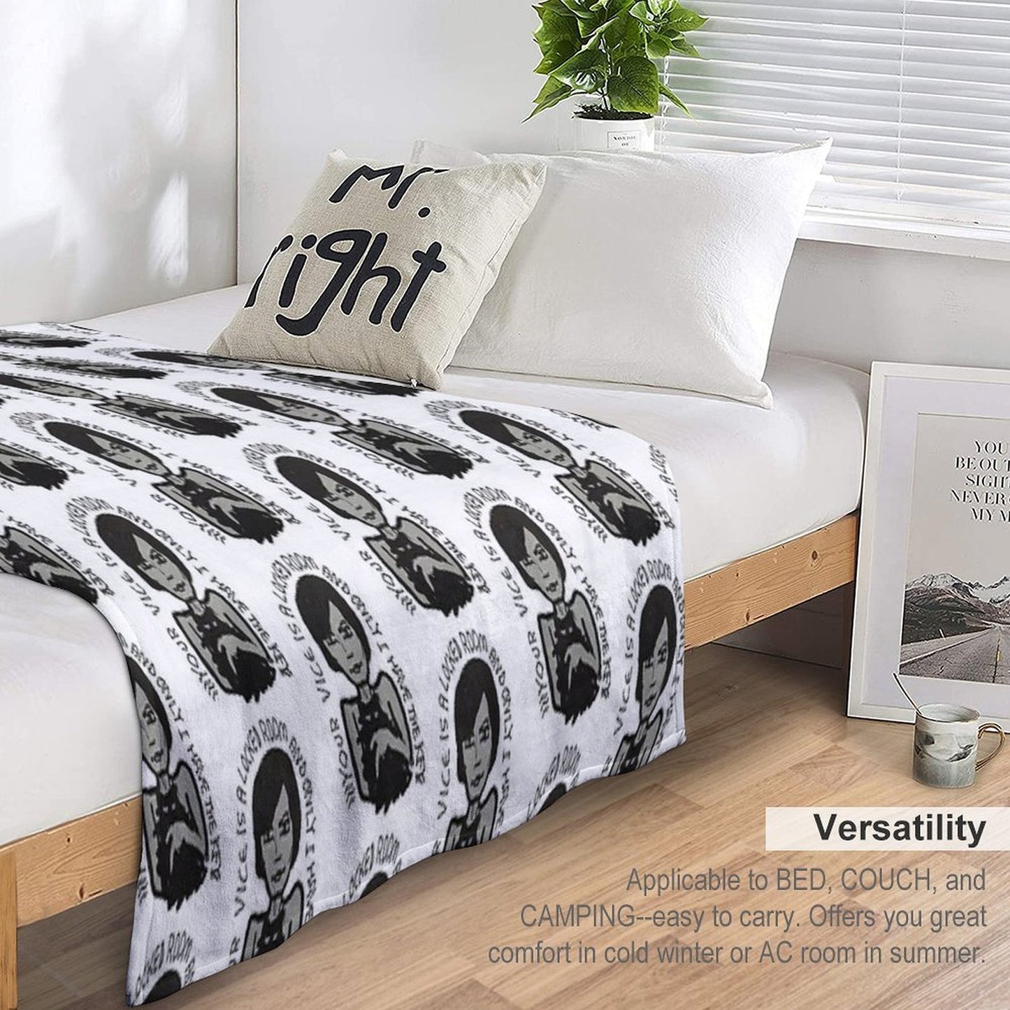 YOUR VICE IS A LOCKED ROOM AND ONLY I HAVE THE KEY Premium Throw Blanket