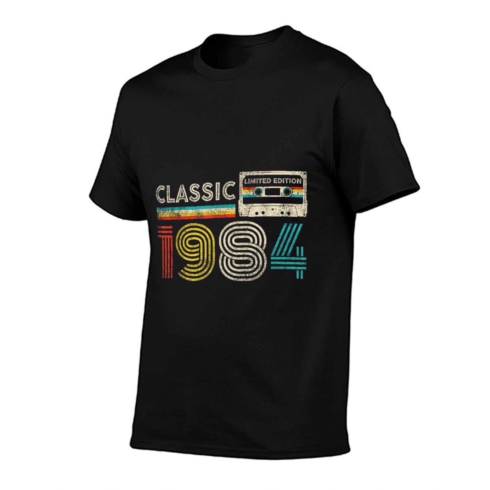 Classic 1984 Vintage 1984 Cassette Tape Men Women Birthday  Trendy Pattern T-Shirt