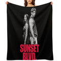 Sunset Blvd. with Nicole Scherzinger And Tom Francis Shrink-resistant Throw Blanket