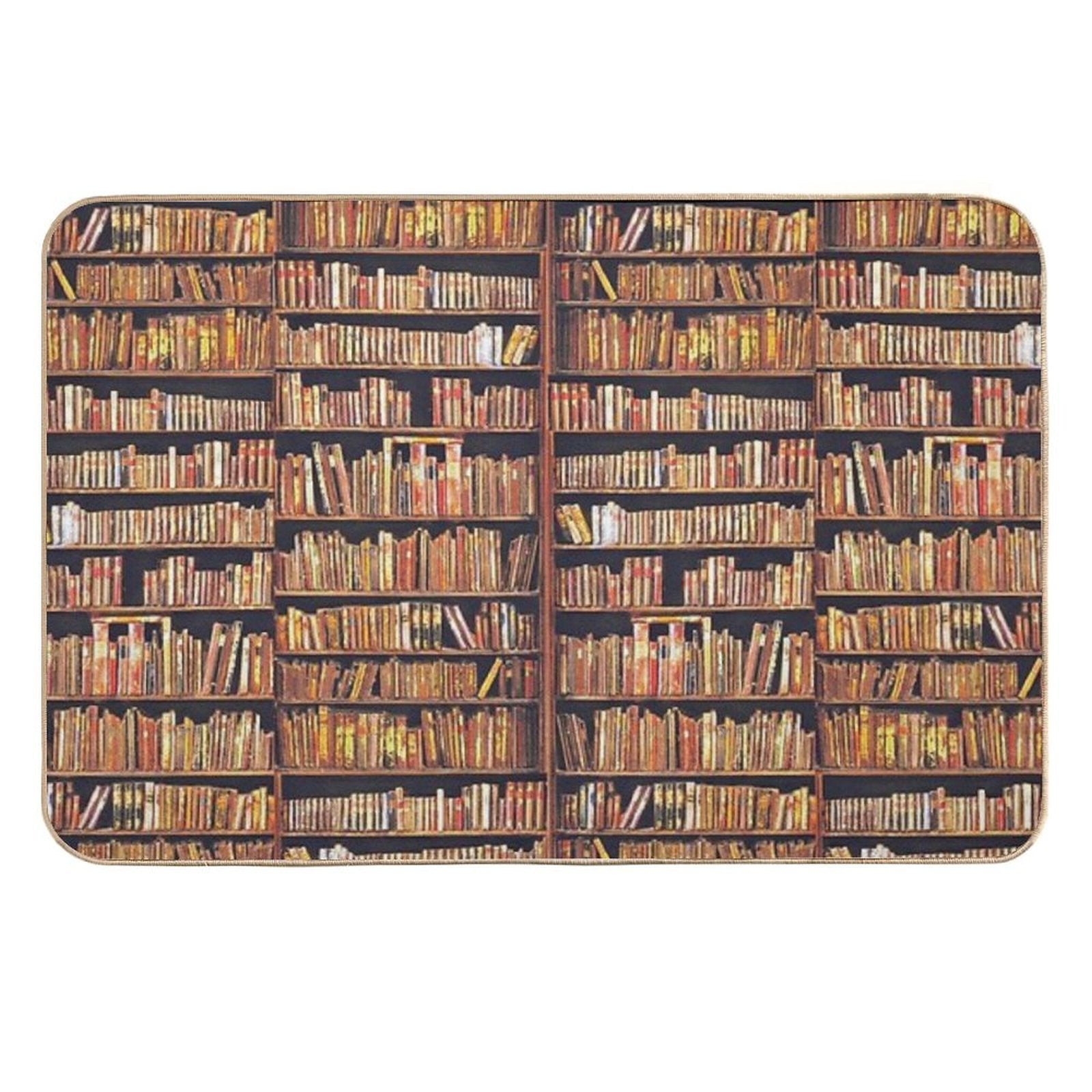 Bibliophile  Fade-Resistant Bath Mat