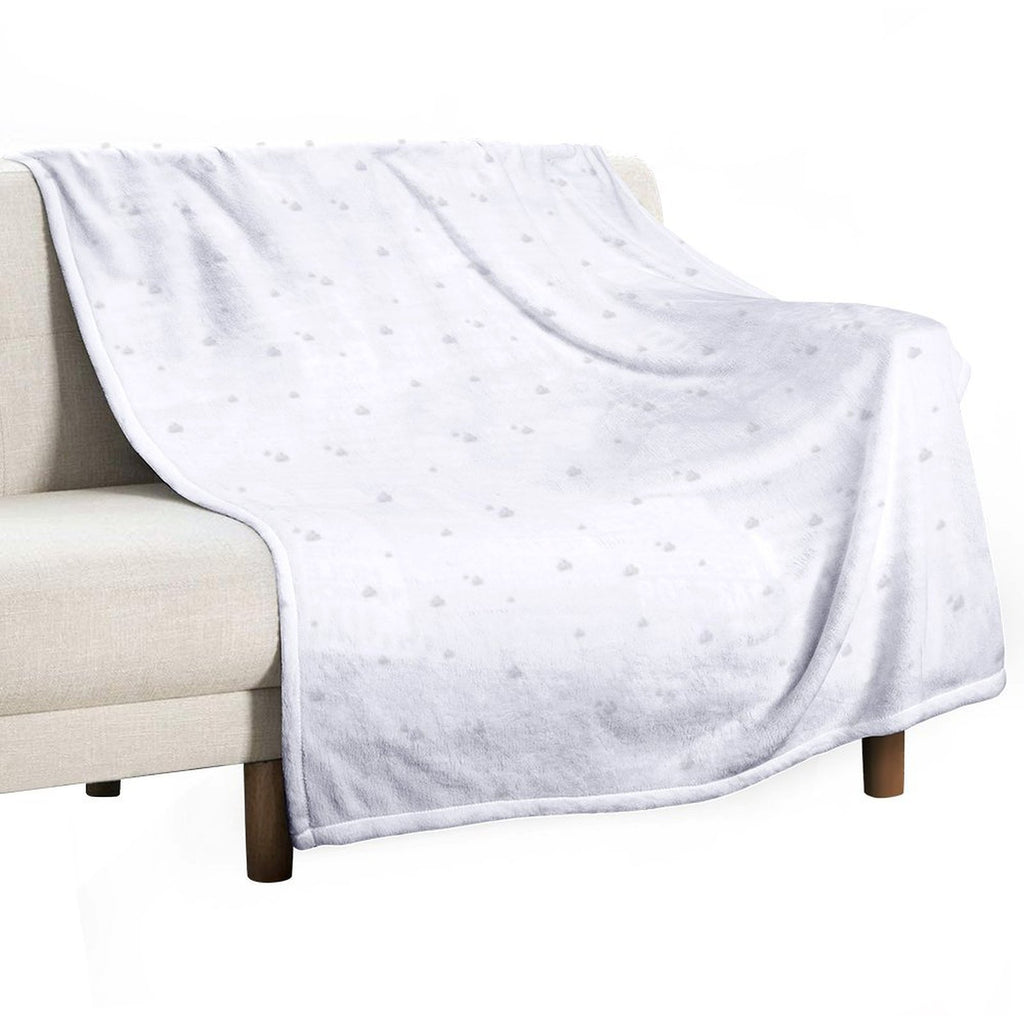 Grey Skies Painterly  Pattern Wrinkle-free Throw Blanket