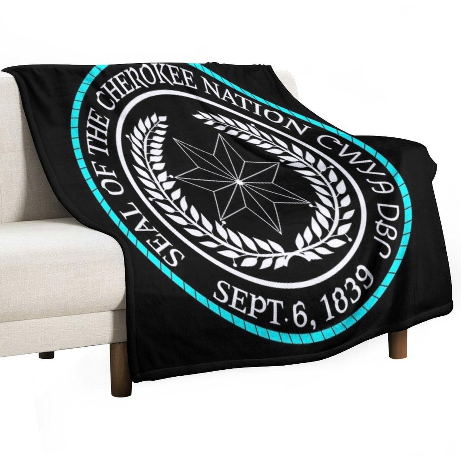 Cherokee Seal Lightweight Throw Blanket