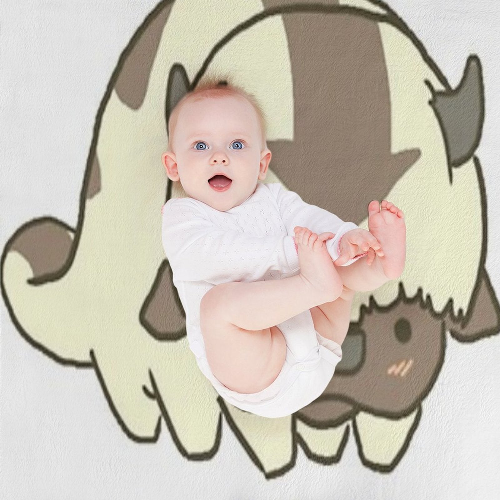 Chibi Appa Versatility Throw Blanket