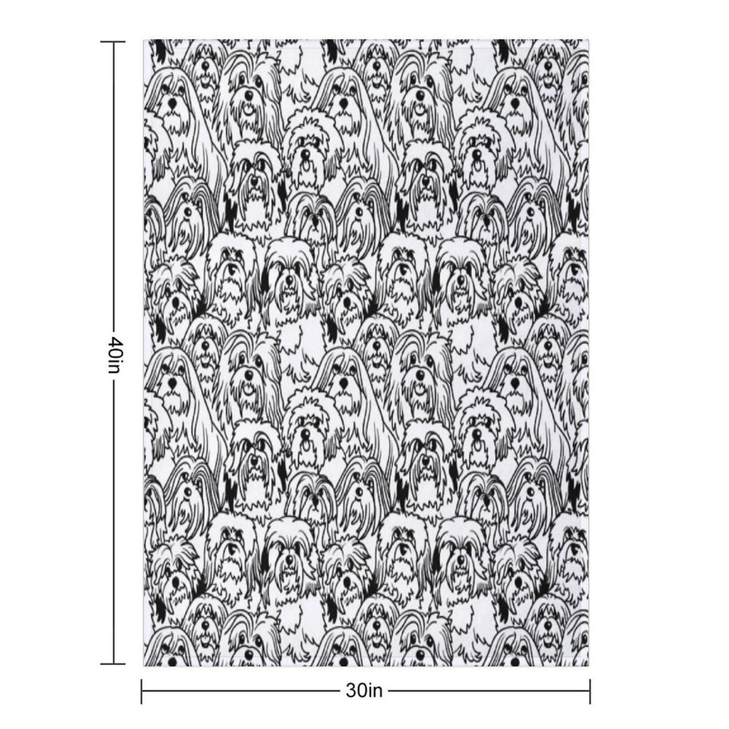 Oh Havanese Versatility Throw Blanket