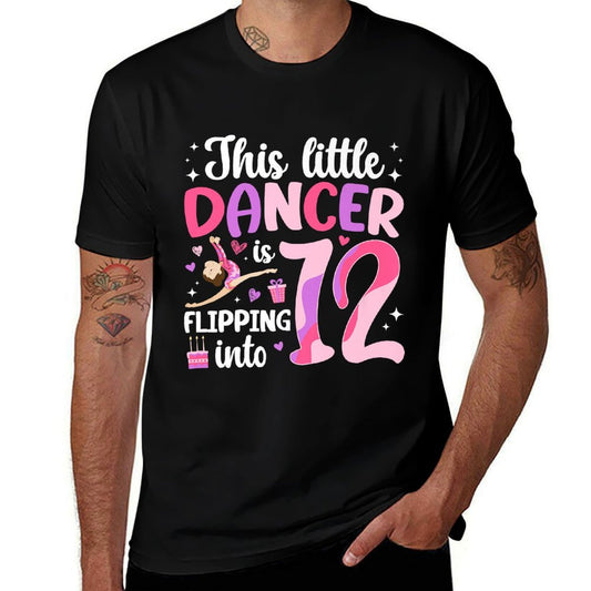12th Birthday Dance Girl Twelve Year Old Dancer Birthday Premium Comfortable T-Shirt