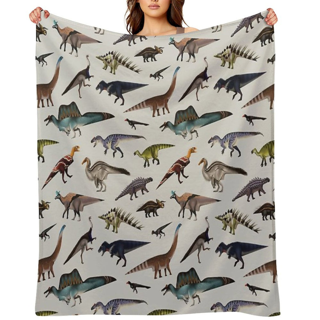Dinosaurs Compact Throw Blanket