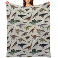 Dinosaurs Compact Throw Blanket