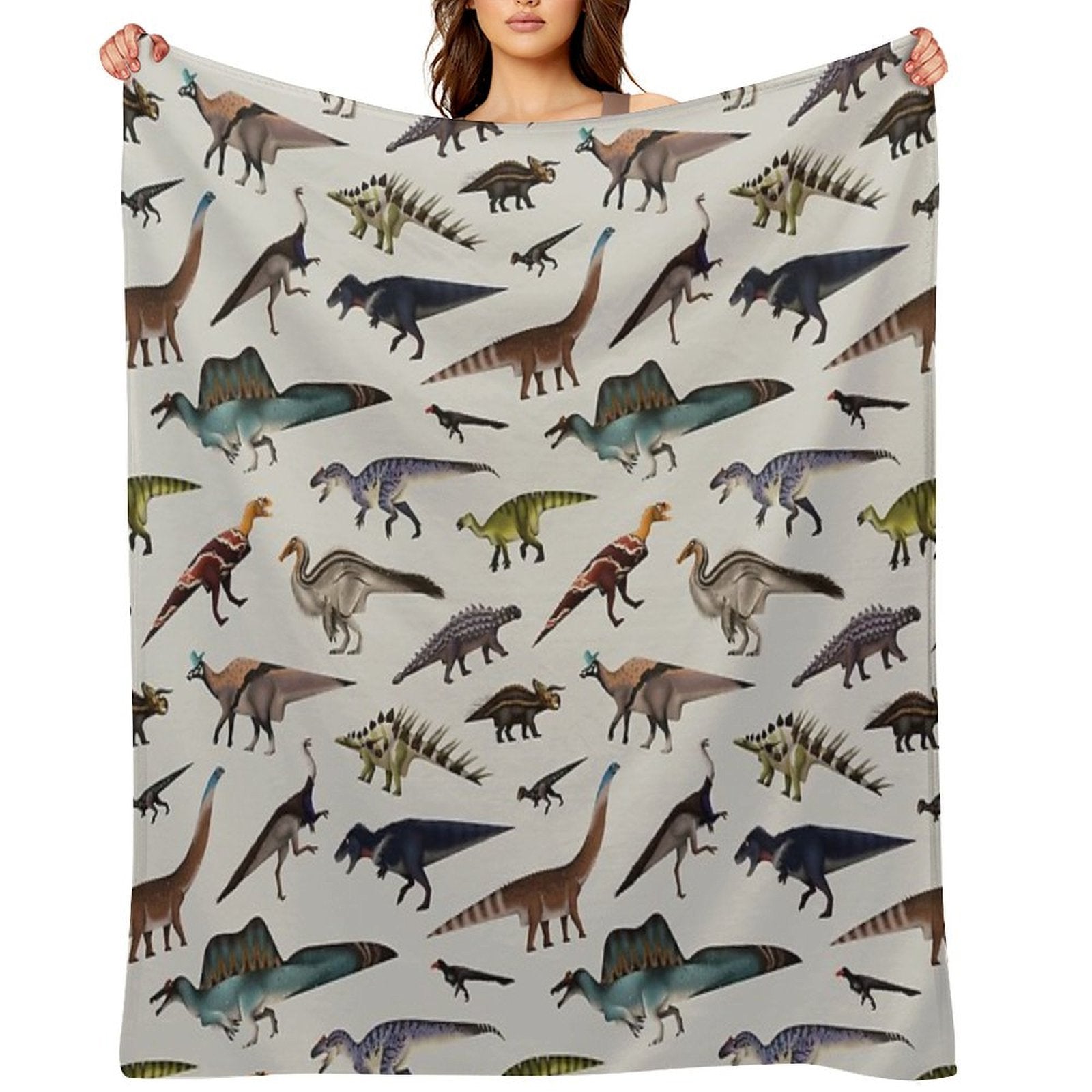 Dinosaurs Compact Throw Blanket