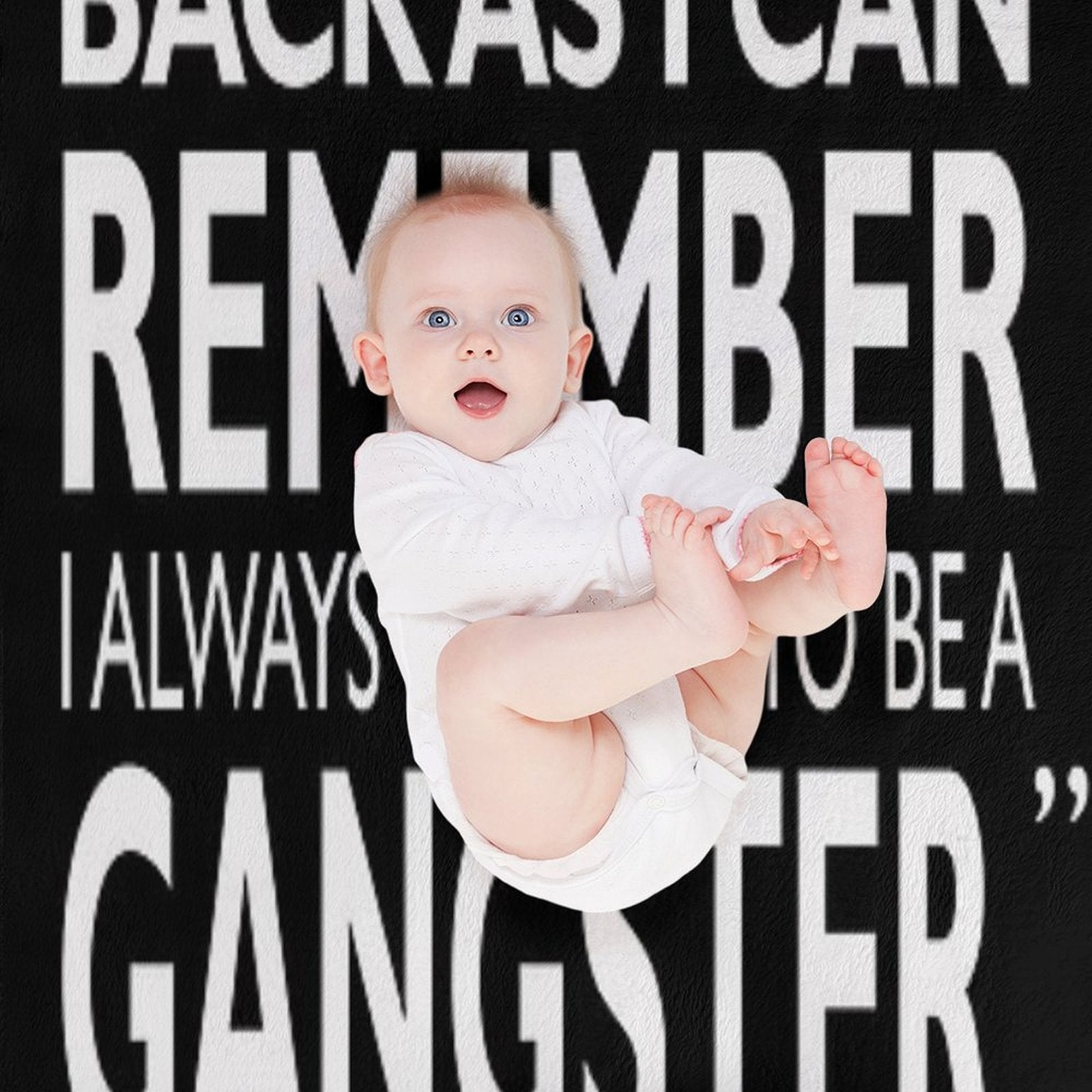 I Always Wanted To Be A Gangster Anti-pilling Throw Blanket