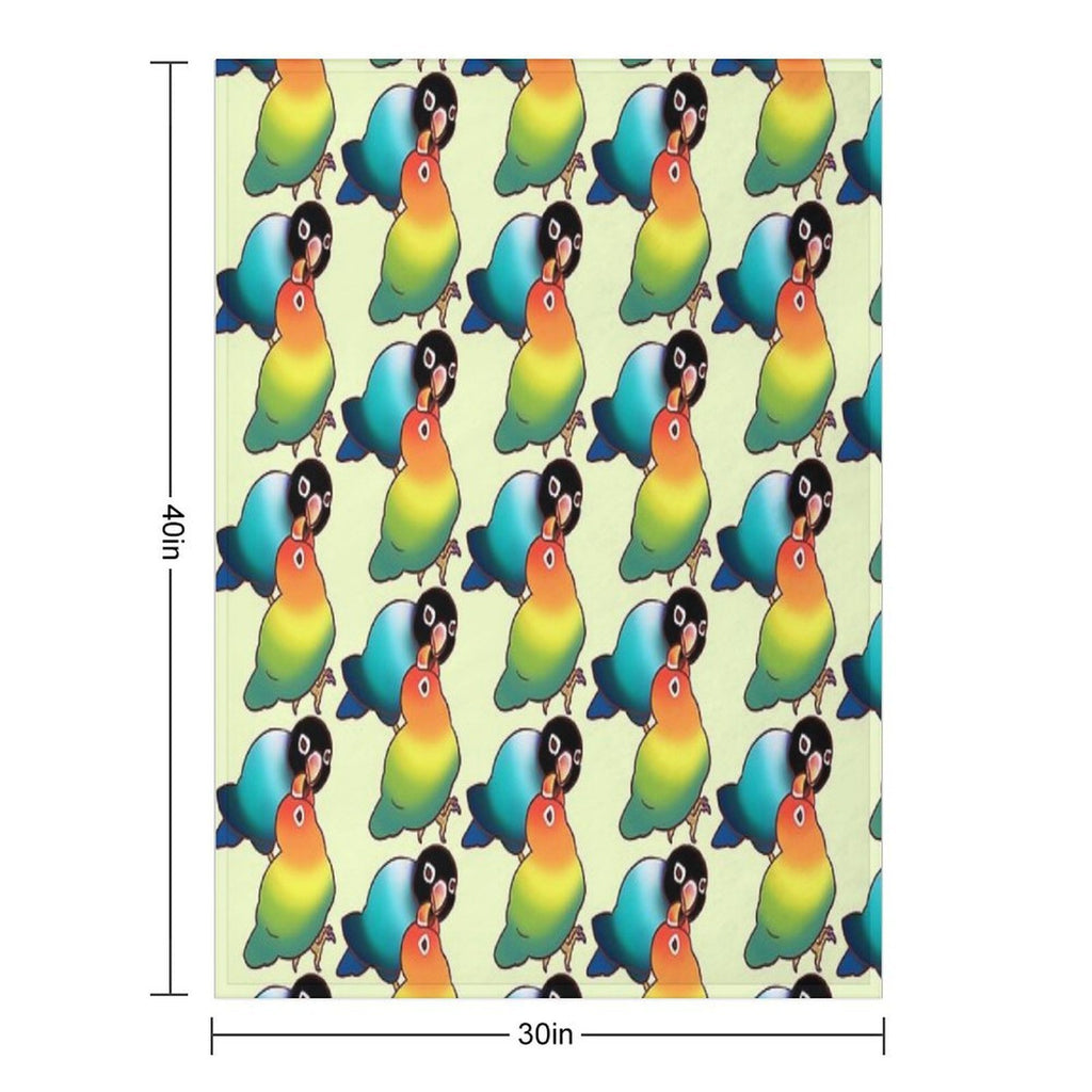 LOVEBIRDS T-SHIRTS Multi-functional Throw Blanket