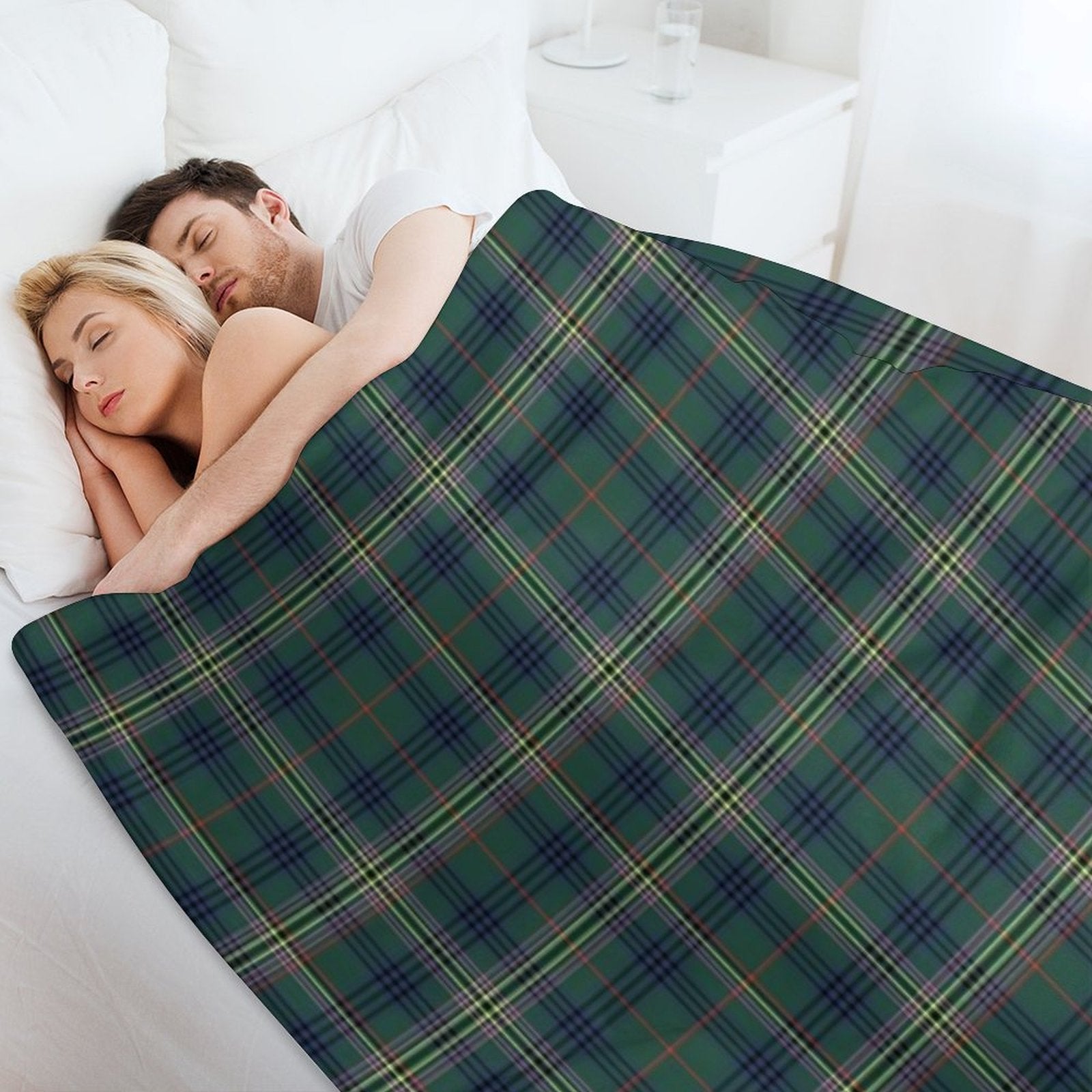 Clan Kennedy Tartan Compact Throw Blanket