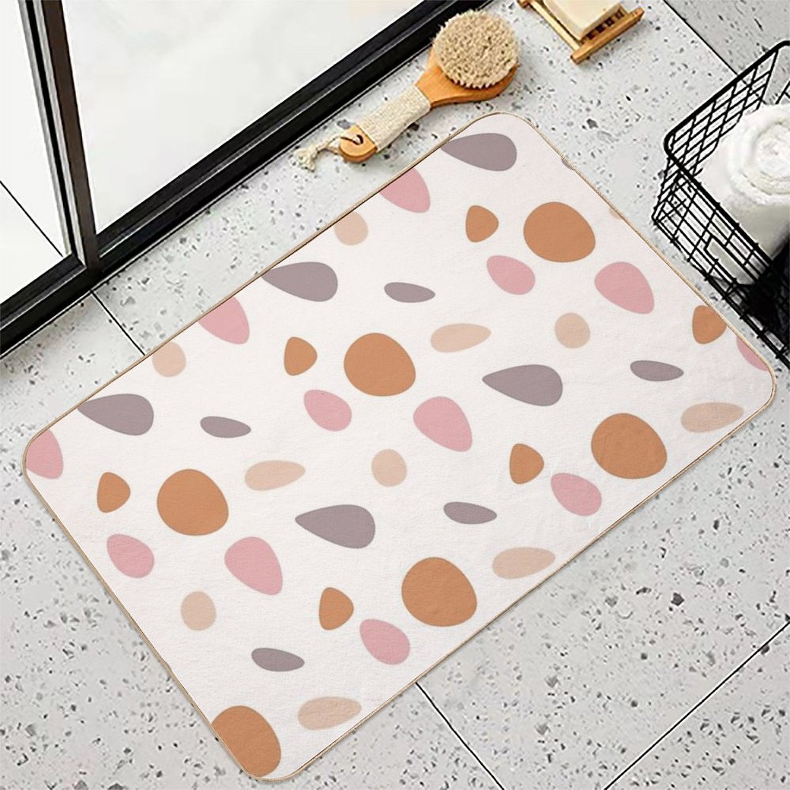Earth Rocks  Absorbent Bath Mat