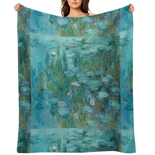 Claude Monet – Nymphéas – Water Lilies Gift-ready Throw Blanket