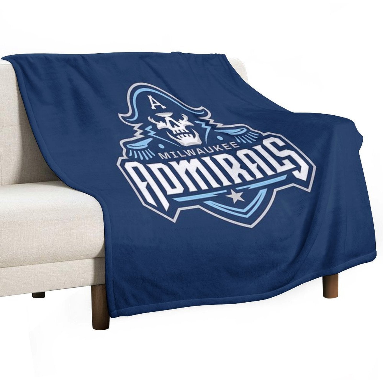Cool Admirals Icon Easy Care Throw Blanket