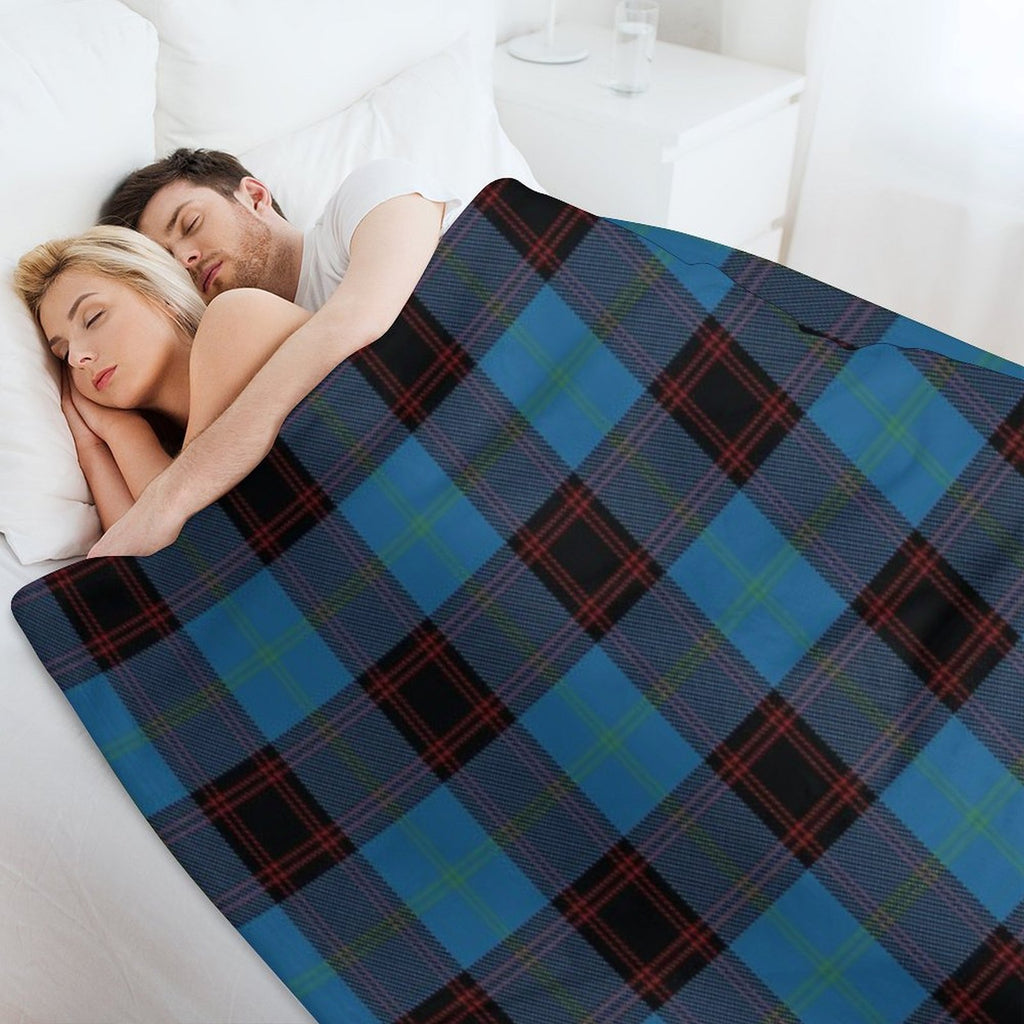 The Home Clan Family Tartan Premium Throw Blanket