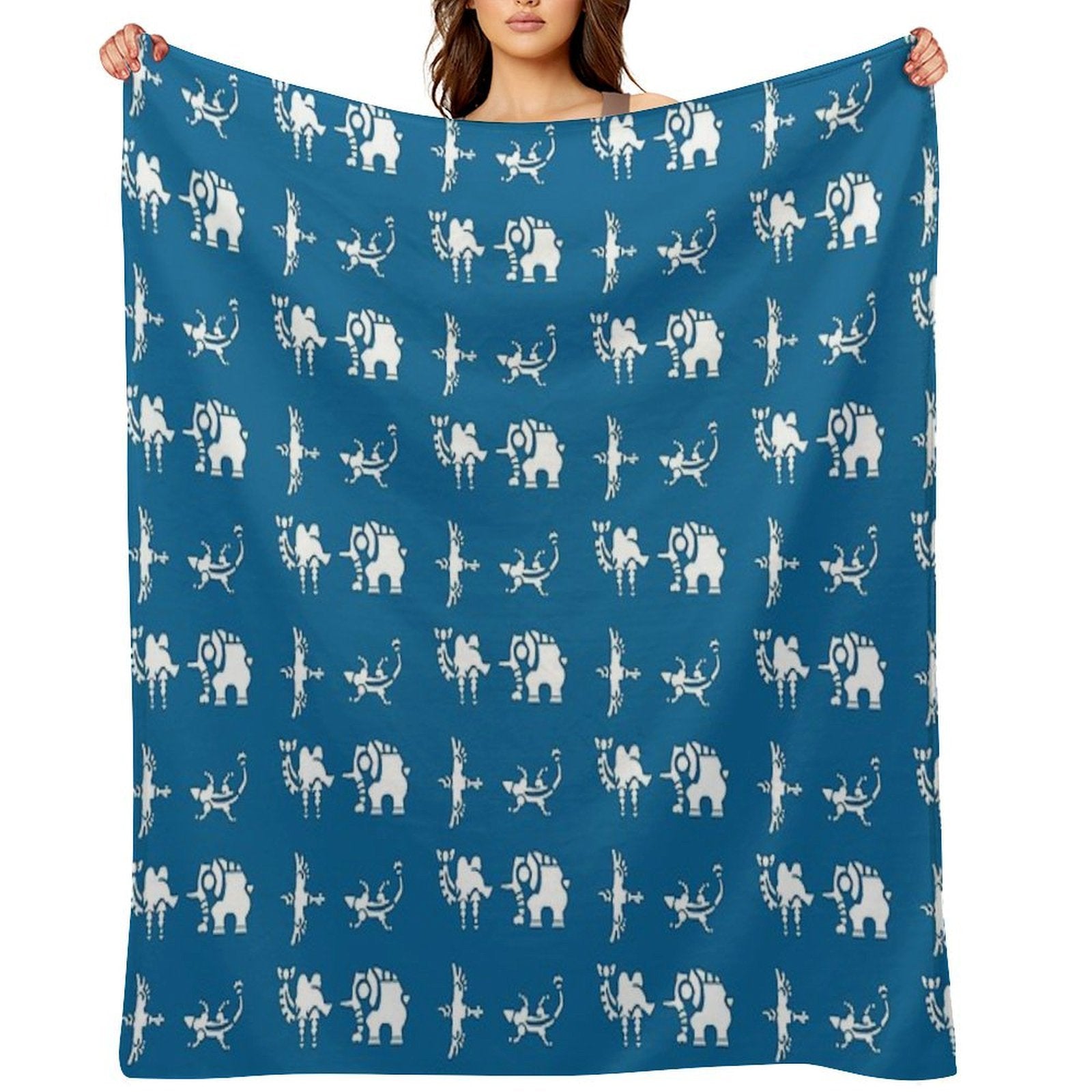 Divine Beasts Eco-conscious Throw Blanket