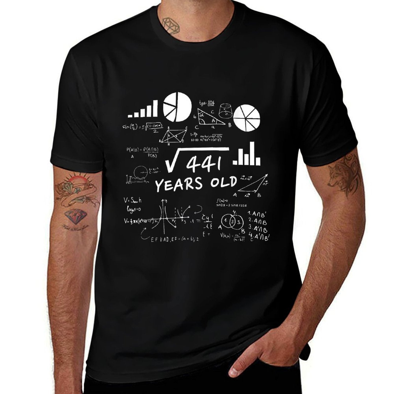 Square Root 21 Year Old Gift Funny Teacher 21st Birthday  Affordable Price T-Shirt