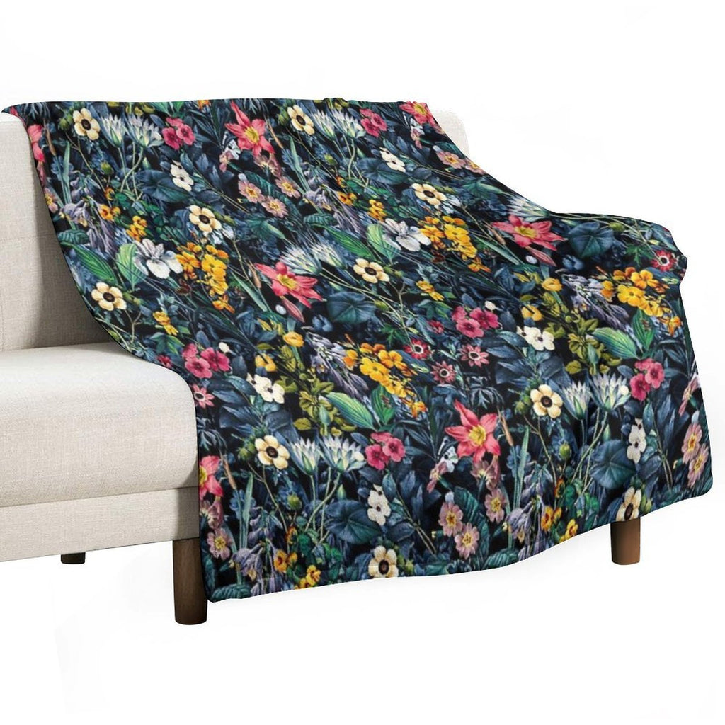 Exotic Garden Quick-dry Throw Blanket