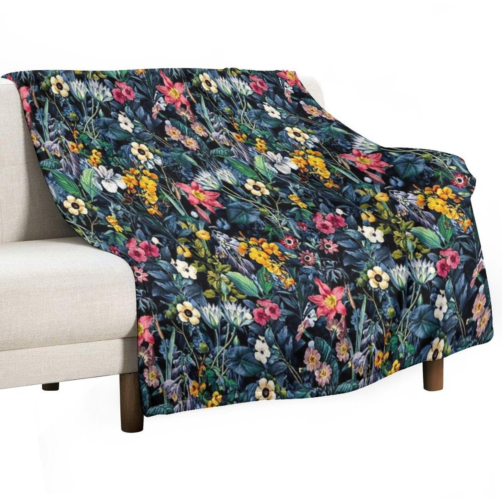 Exotic Garden Quick-dry Throw Blanket