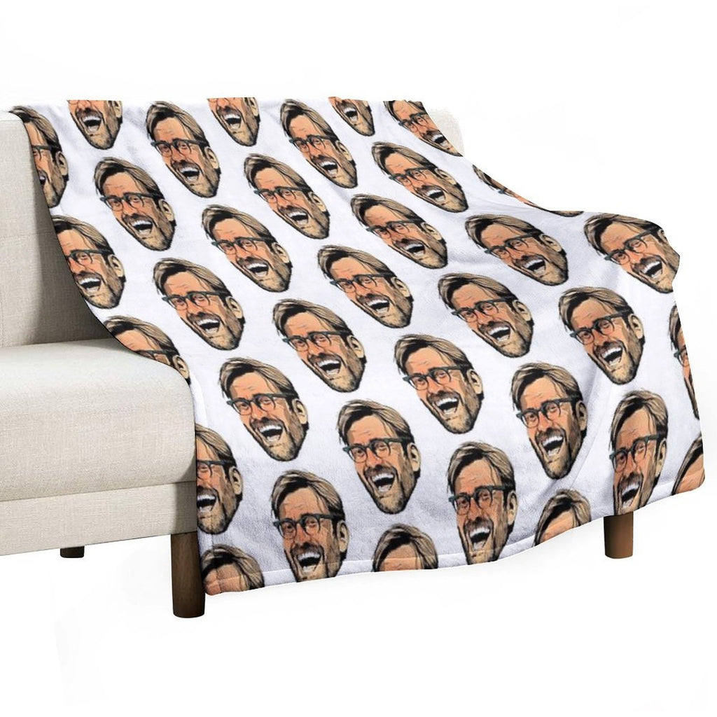 Delirious Klopp Machine-washable Throw Blanket