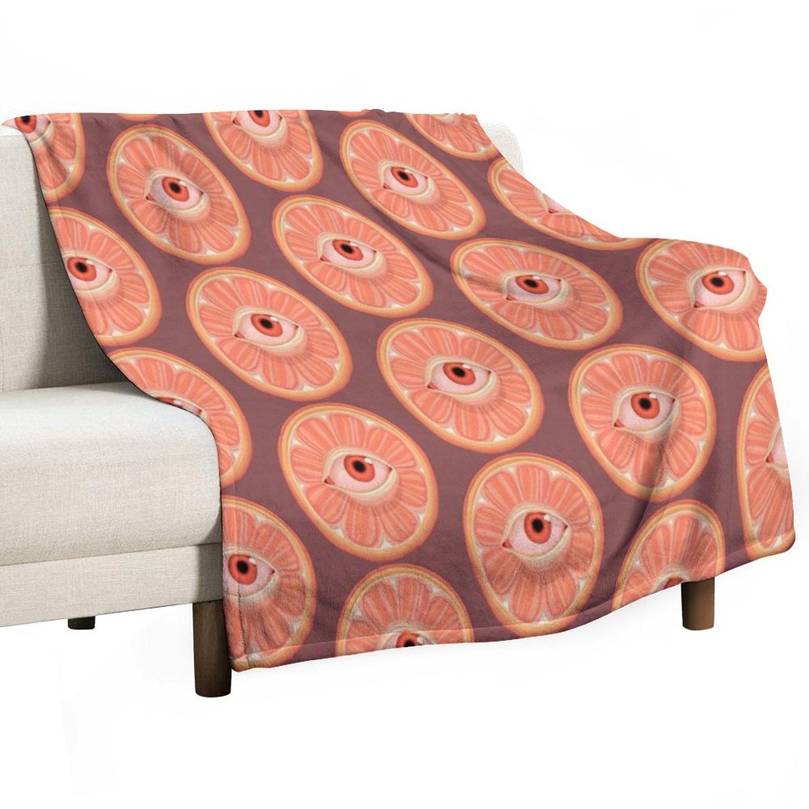 Seeing Orange Eco-conscious Throw Blanket